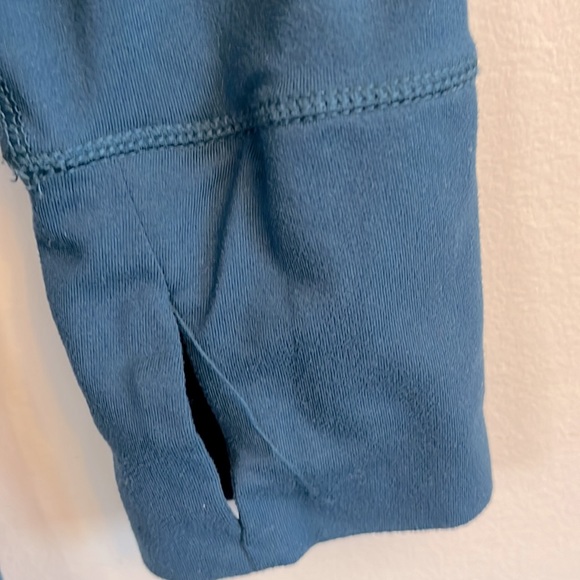 EDDIE BAUER Half Zip Pullover /Ladies /Free Heat/ Teal / Size XL ( Slim Fit) 20” - Picture 4 of 7